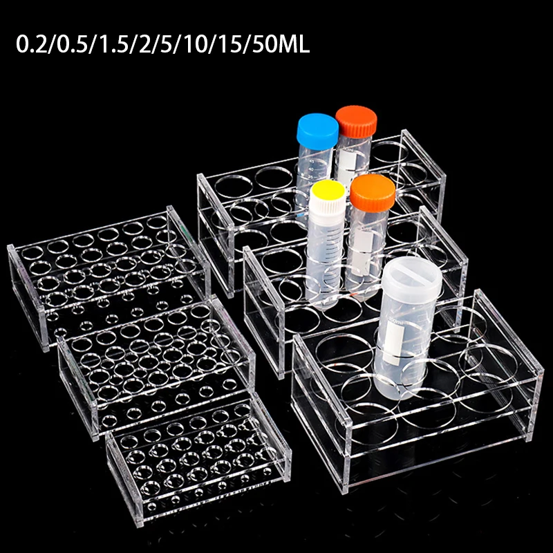 Centrifuge Tube Rack - 0.2ML/0.5ML/1.5ML/2ML/10ML/15ML/50ML Test Tüpü Rafı Test Tüpü