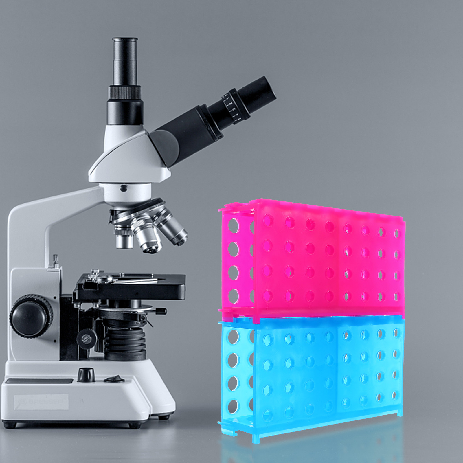 Centrifuge Tube Rack - 2 adet Premium kalınlaşmış plastik santrifüj