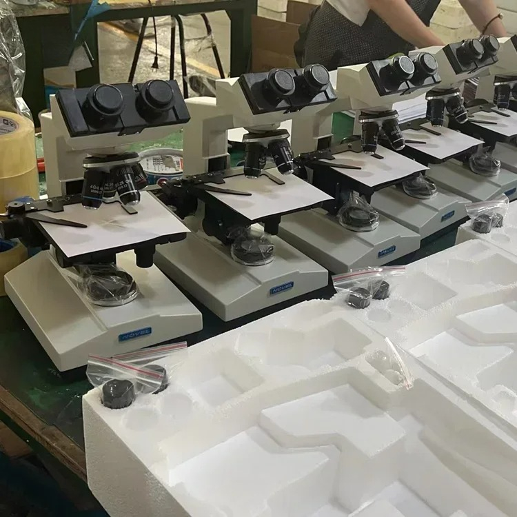 Medical Lab Observer - XSZ-107BN 40X-1600X Büyütmeli Biyolojik Binoküler Mikroskop,