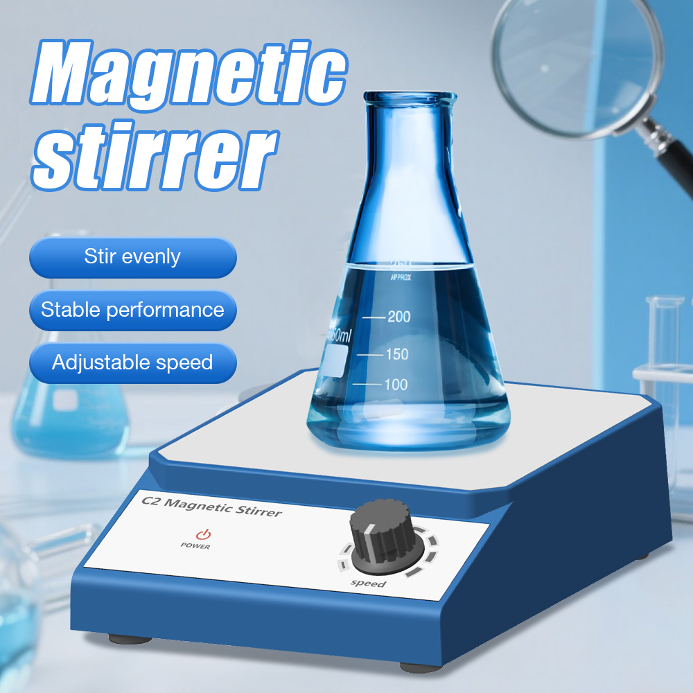 Magnetic Stirrer Hotplate - 2025 Yeni C2 2L Manyetik Karıştırıcı