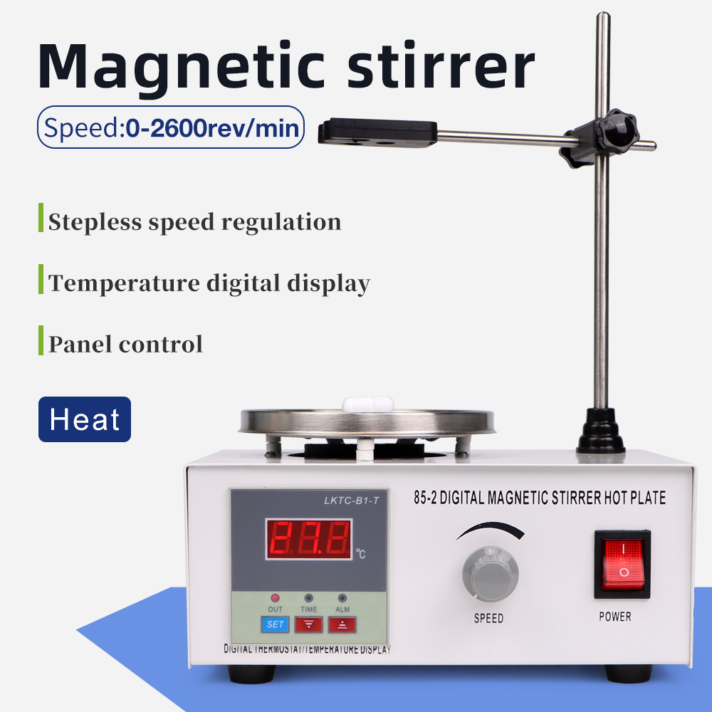 Magnetic Stirrer Hotplate - 1L Ocak Gözü Manyetik Karıştırıcı 85-2