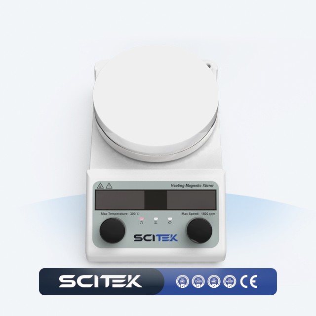 Magnetic Stirrer Hotplate - Laboratuvar İçin 138x138 Mm Çalışma Plakası