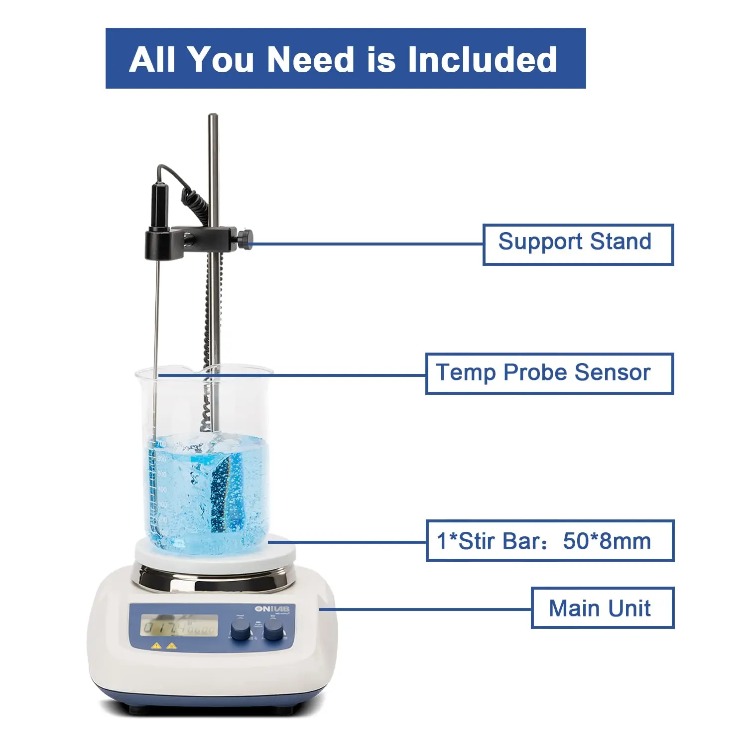 ONiLAB 340C Alüminyum Çalışma  - Magnetic Stirrer Hotplate incelemesi ve fiyatı