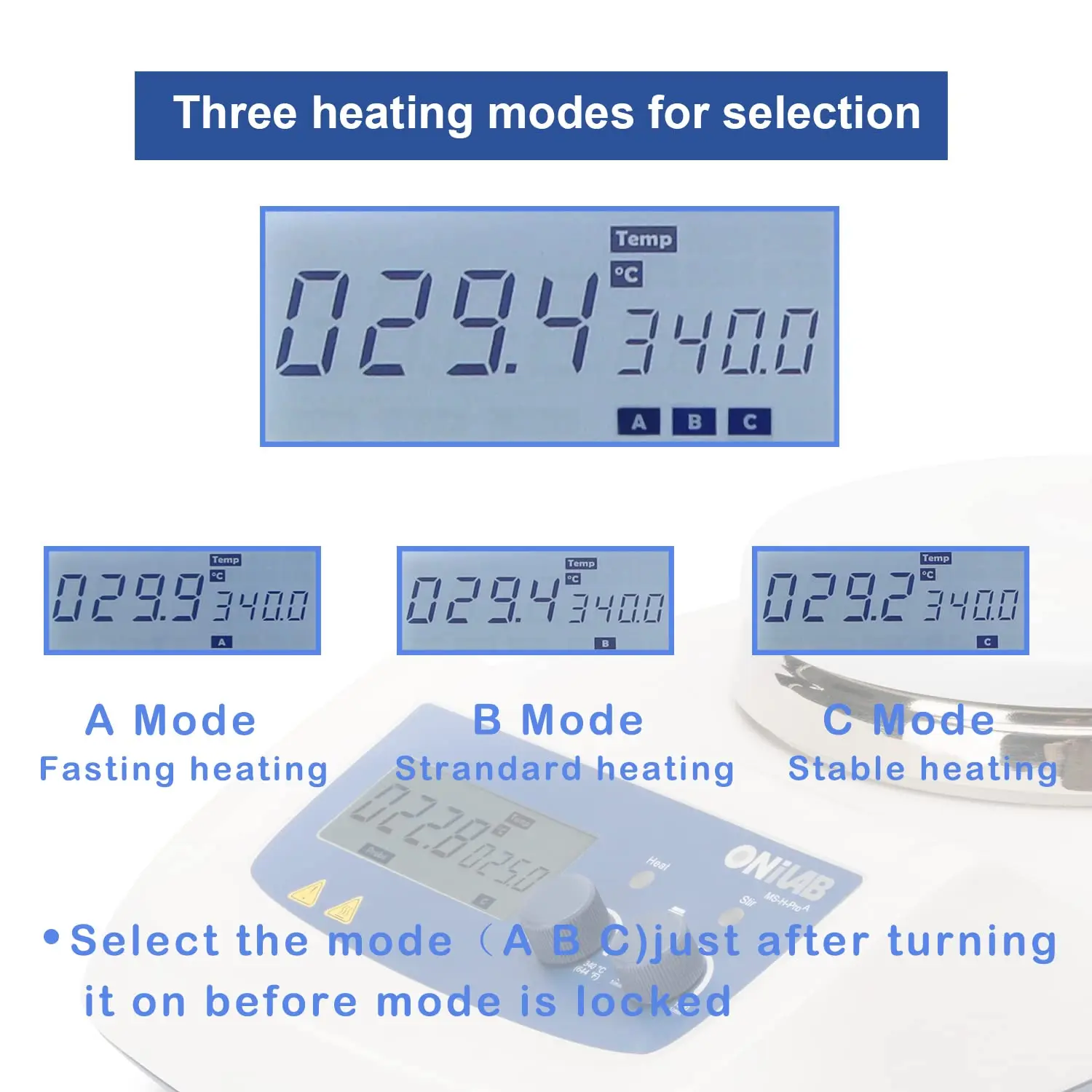 ONiLAB 340C Alüminyum Çalışma  - Magnetic Stirrer Hotplate incelemesi ve fiyatı