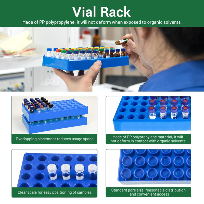 Plastik Flakon Rafı 50 Tutar 1 - Centrifuge Tube Rack incelemesi ve fiyatı