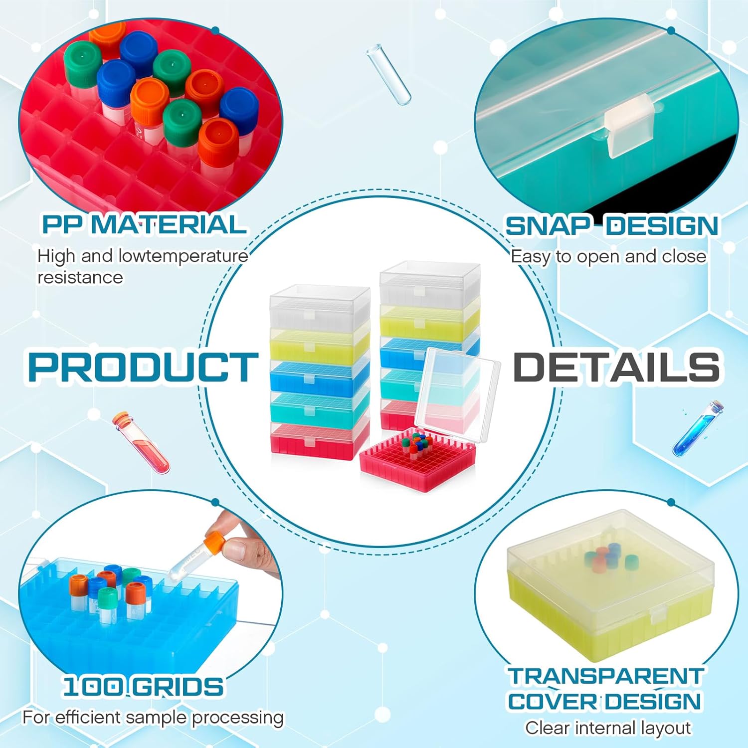 100 Delikli Santrifüj Tüpü Kri - Centrifuge Tube Rack incelemesi ve fiyatı